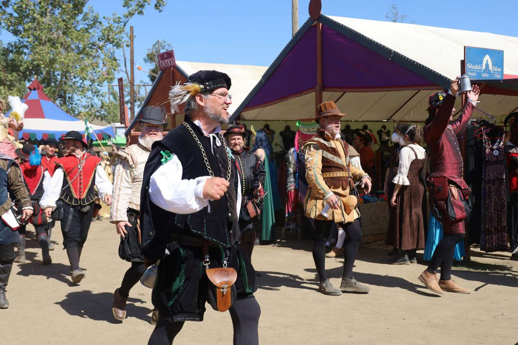 people having fun in a renaissance faire