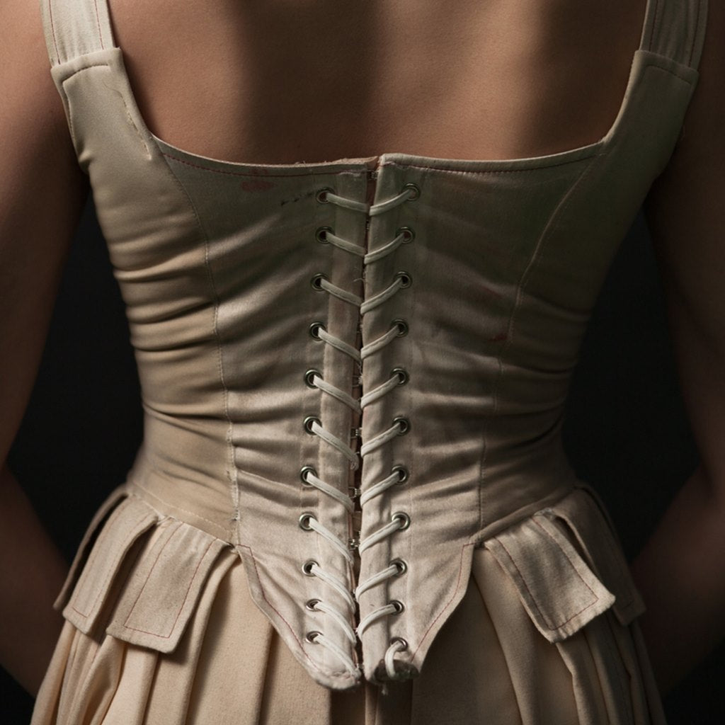 woman wearing a corset