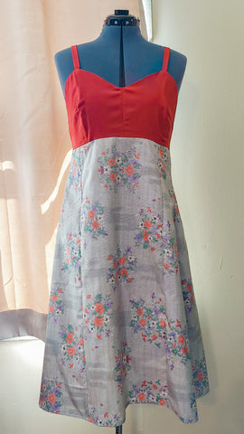 Rebecca HK Designer Dress from vintage Japanese kimono fabrics from yokodana.com