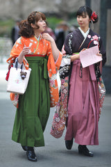 Hakama with kimono, new fashion grads