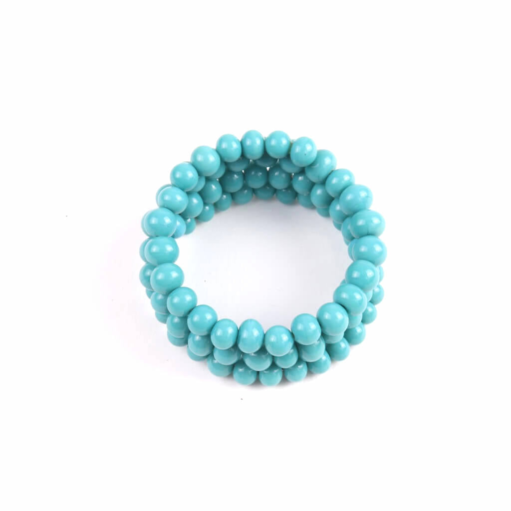 Centouno Azure Spiral Bracelet | Glass Jewellery | Venice - Sunset Yogurt