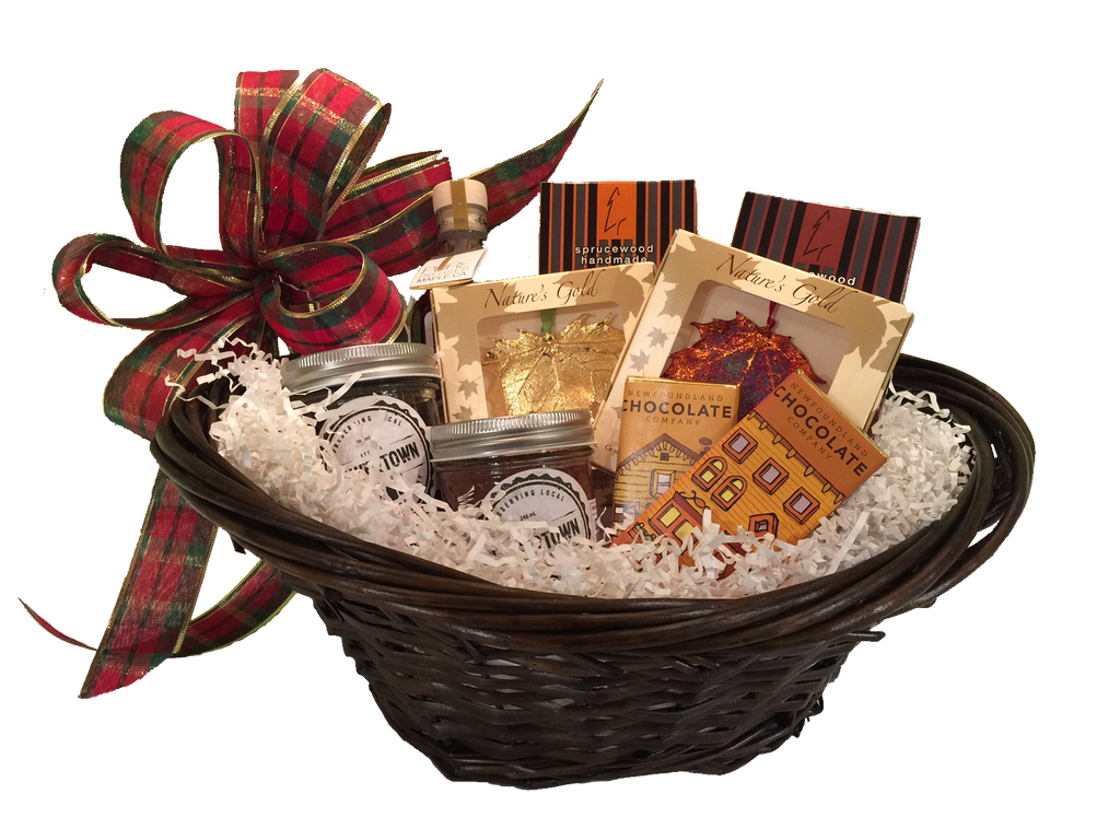 living room gift basket