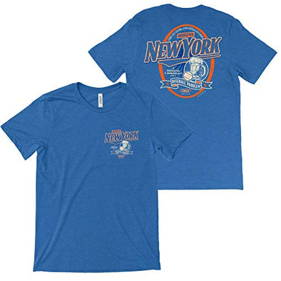 Funny New York Skankees Baseball Mashup T-Shirt Men's Tee / Ash / L