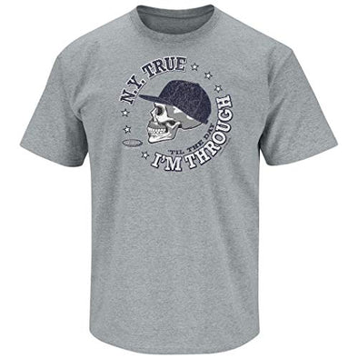 Smack Apparel New York Baseball Fans (NYY) | Don't Be A Dick (Anti-Red Sox) Small / Short Sleeve / Navy