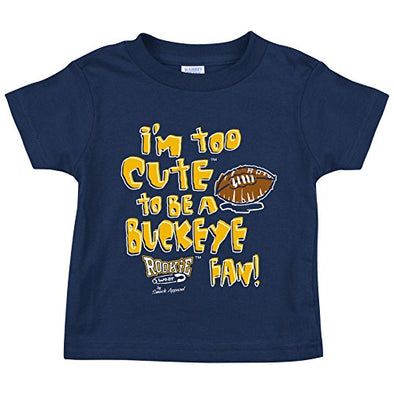 New York Baseball Fans (NYY). I'm Too Cute Baby Bodysuit (NB-18M) or Toddler Tee (2T-4T) (Rookie Wear by Smack Apparel) 4T / Toddler Tee (Anti-Mets) /