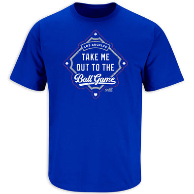 Los Angeles Dodgers Mens T-Shirt Thanks Vin Scully Blue Tee – THE