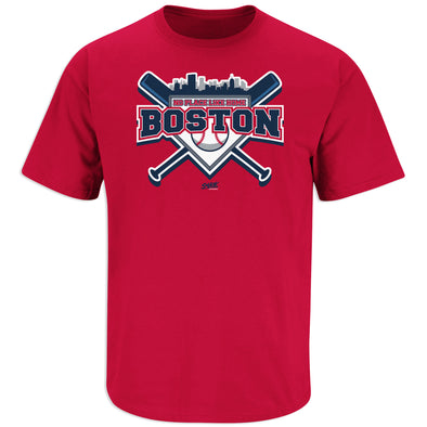 Smack Apparel New York Baseball Fans (NYY) | Don't Be A Dick (Anti-Red Sox) Small / Short Sleeve / Navy