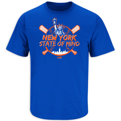 New York Baseball Fans (NYM) Apparel | Shop Unlicensed New York Gear | Queens A Drinking Borough with A Baseball Problem Shirt Medium / Short Sleeve /