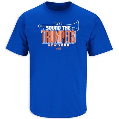 Smack Apparel New York State of Mind T-Shirt for New York Baseball Fans (NYM), Short Sleeve / Medium / Royal