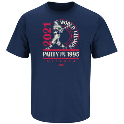 World Champions Baseball/Feather Shirt for Atlanta Baseball Fans