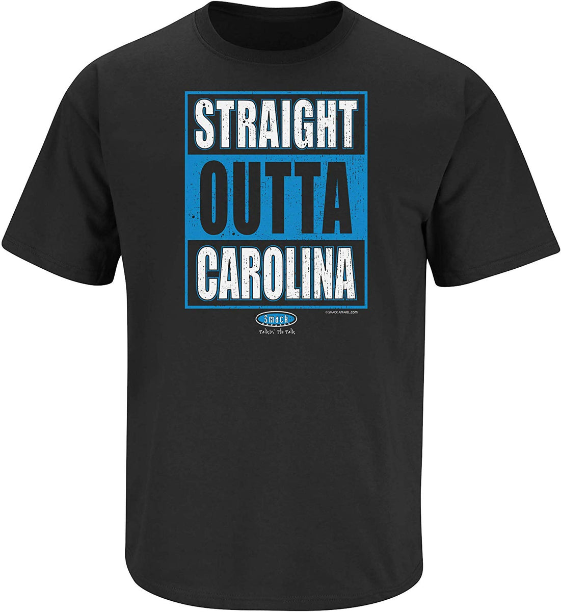 Straight Outta Carolina T-Shirt | Carolina Football Fan Gear – Smack ...