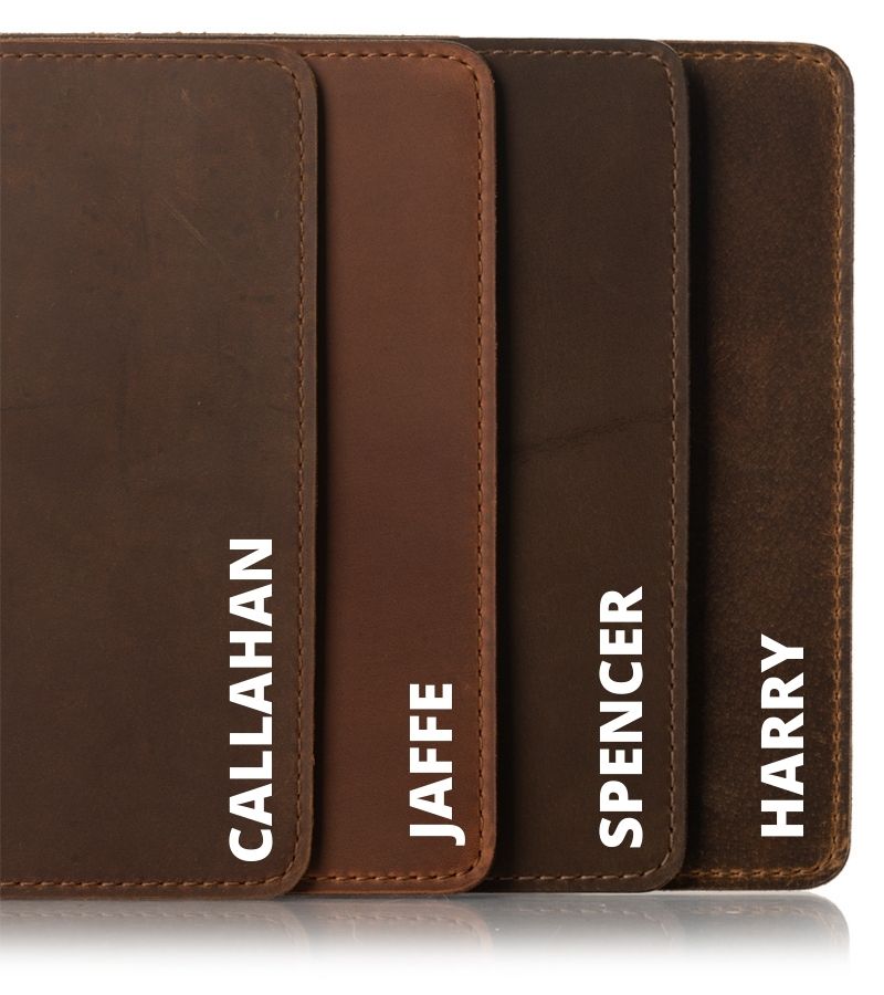 Callahan Brown Leather Notebook Cover