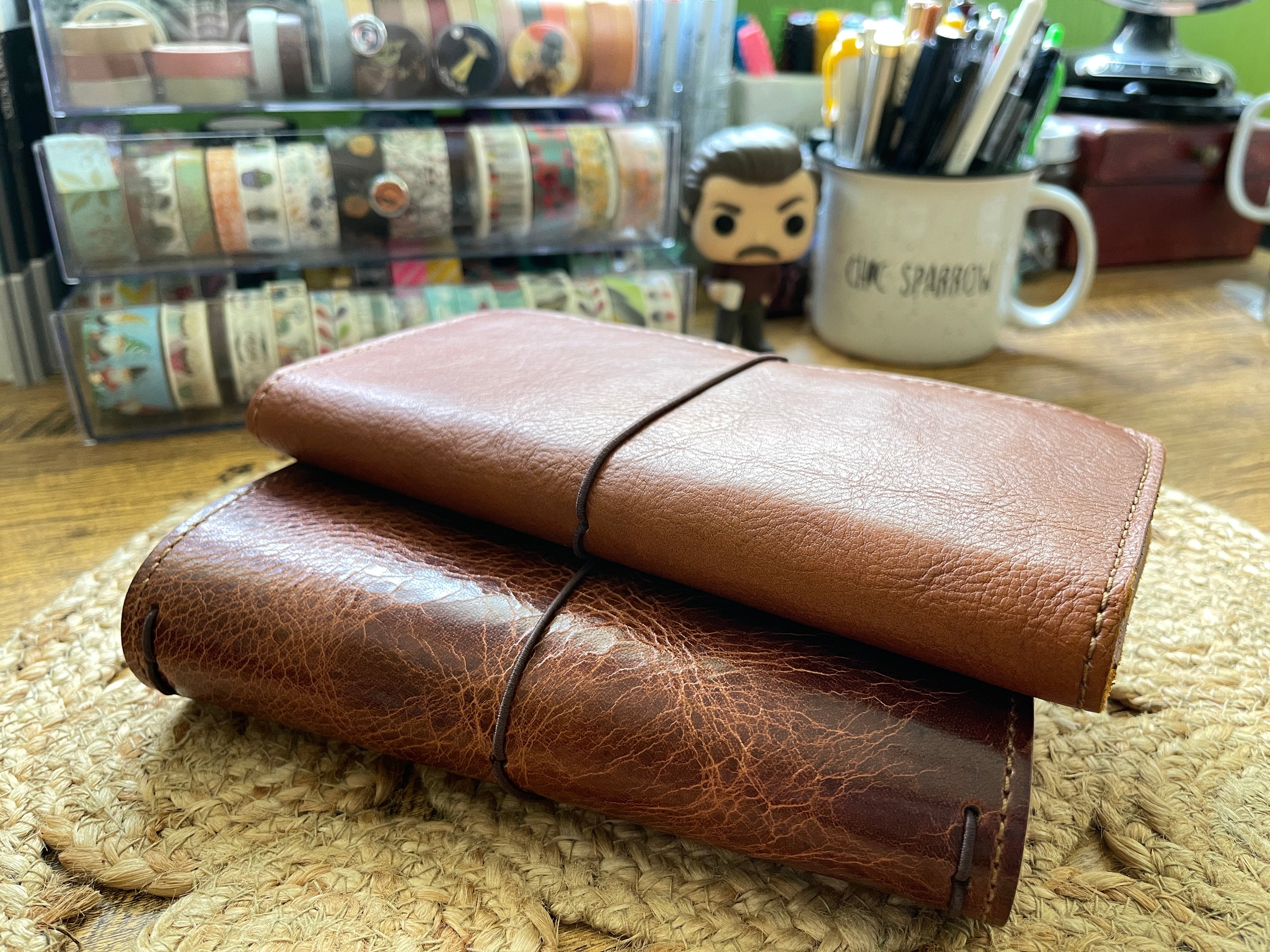Brown Leather Notebook Covers