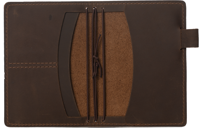 Number 7 Leather Travelers Notebook Cover