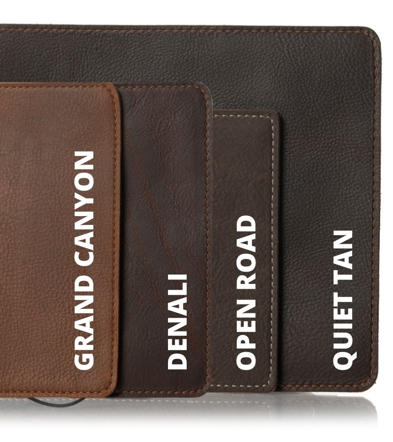 Waypoint Brown Leather Notebook Cover