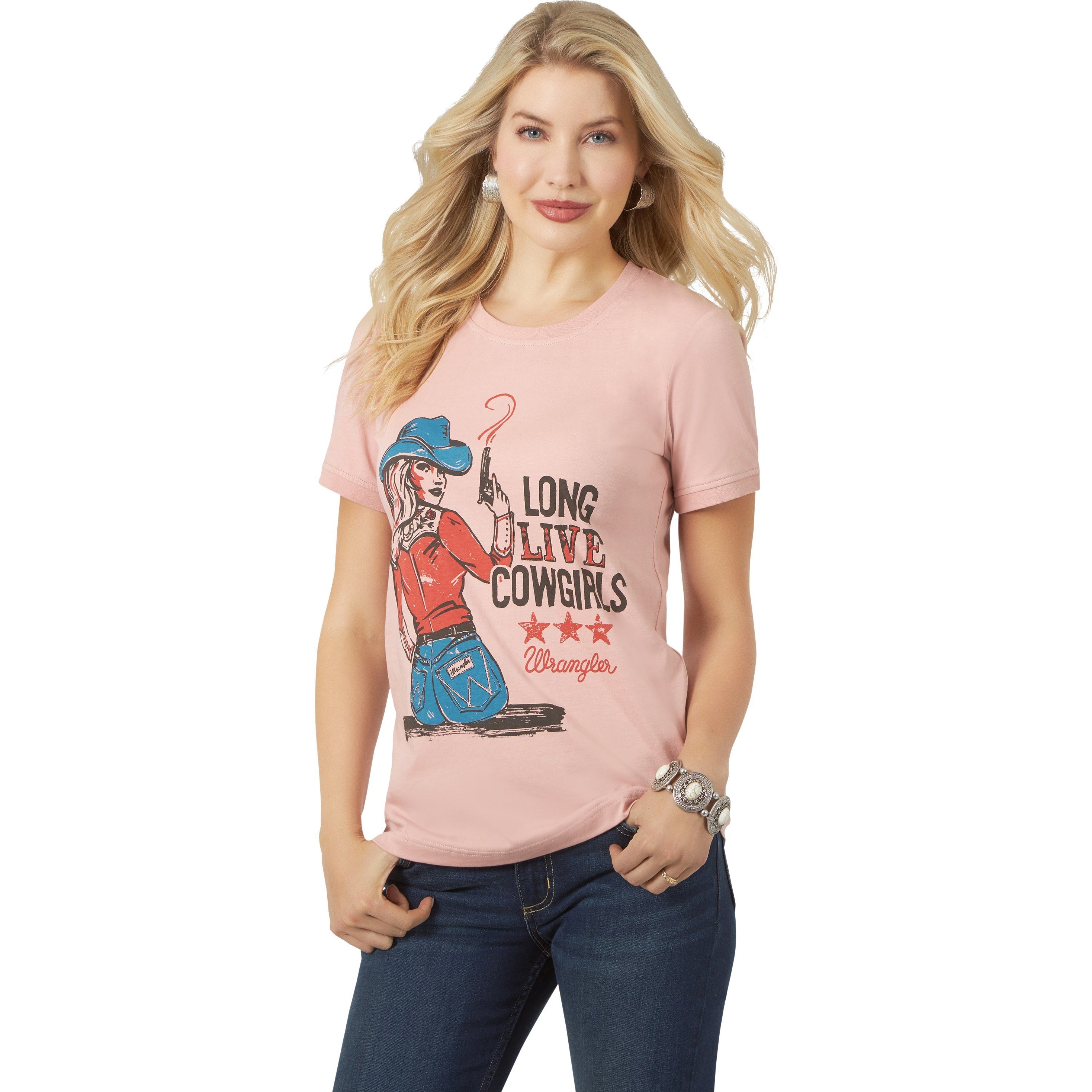 Wrangler Women's Long Live Cowgirls Tee – West 20 Saddle Co.
