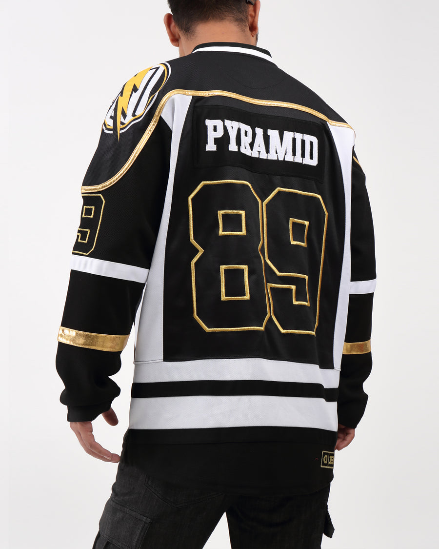 black pyramid hockey jersey