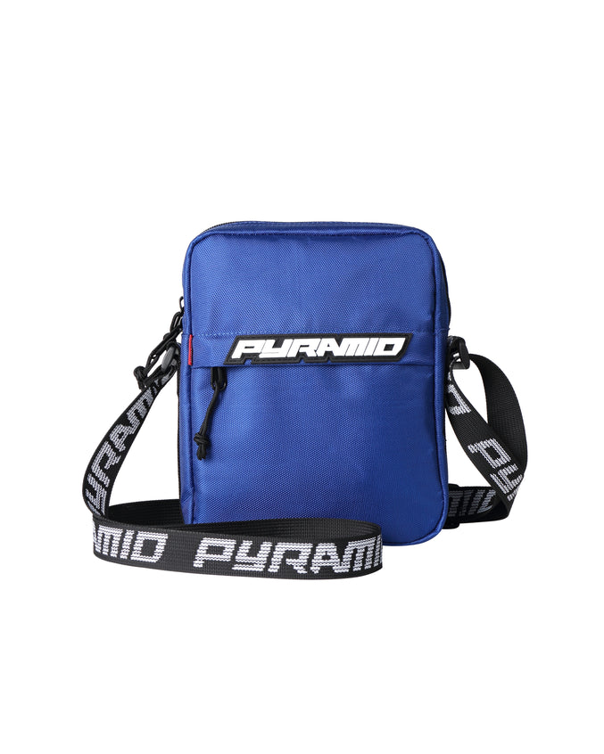 pyramid messenger bag