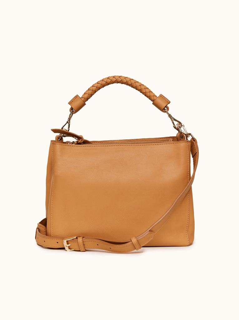 Blaire Bucket Crossbody in Whiskey