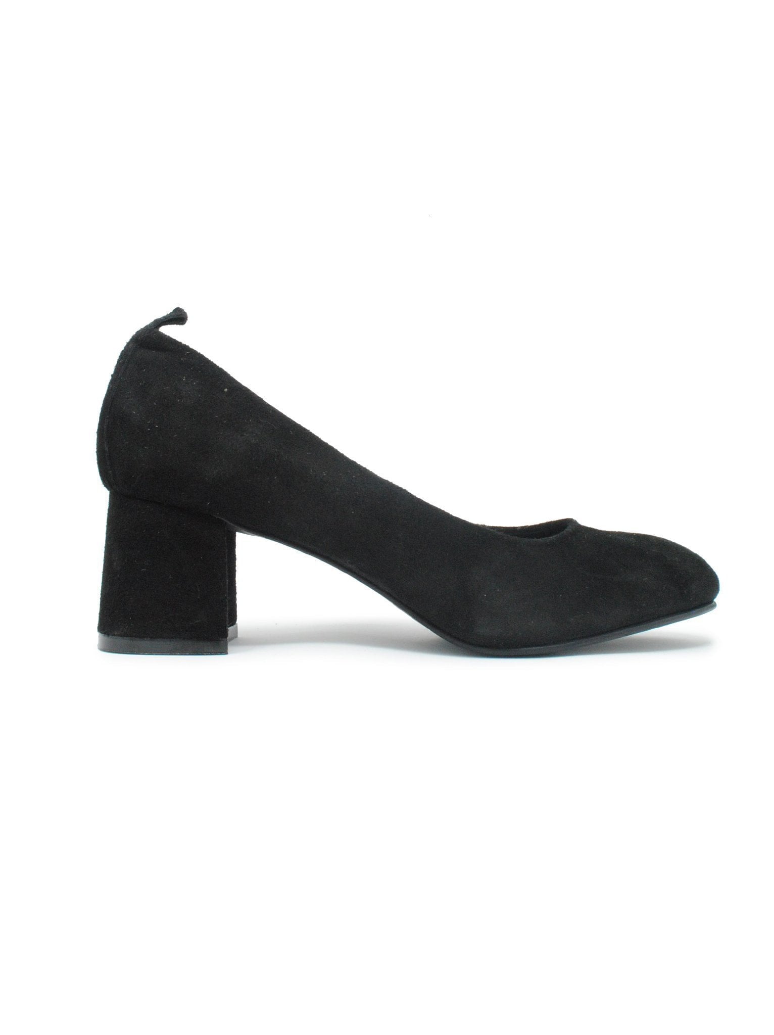 black court block heels