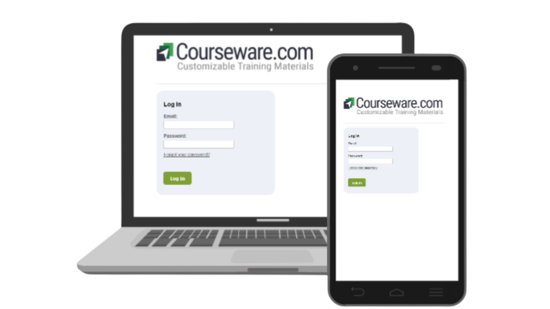 Screenshot of Courseware LMS dashboard