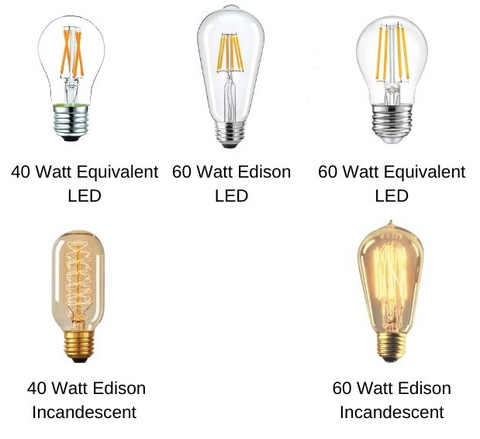 light bulb LED Edison Energy Saving