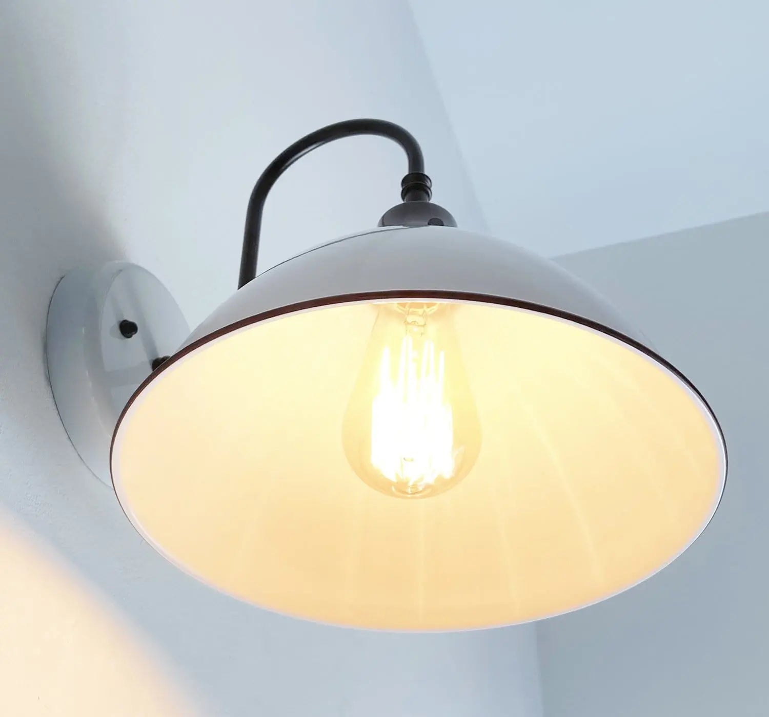 Knikken Rondlopen Mangel White Wall Sconce Light for Farmhouse Bathroom Lighting Fixtures – The Lamp  Goods