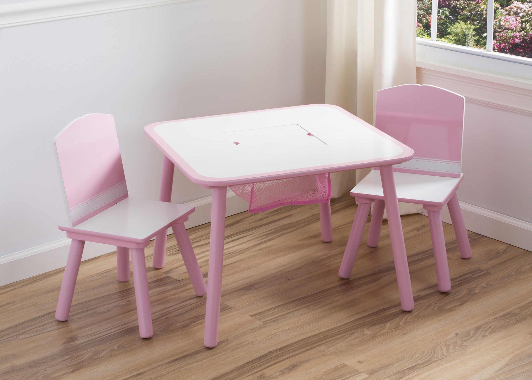 Generic Pink Table and Chair Set with Storage | delta children eu pim