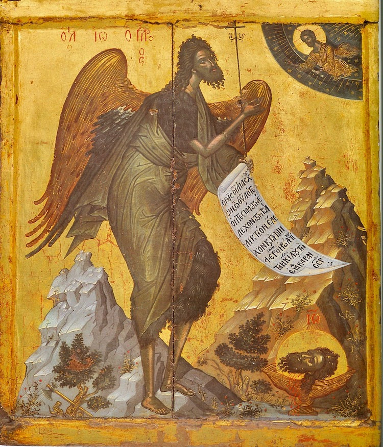Orthodox Icon Of Saint John The Baptist And Forerunner 3 - 