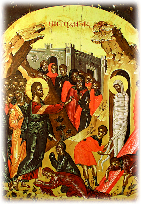 saint lazarus icon