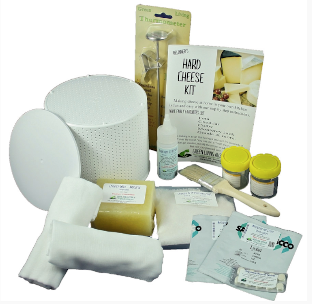 NEW Mad Millie Italian Fresh Cheese Making Kit Thermometer Cheese Salt OPEN  BOX