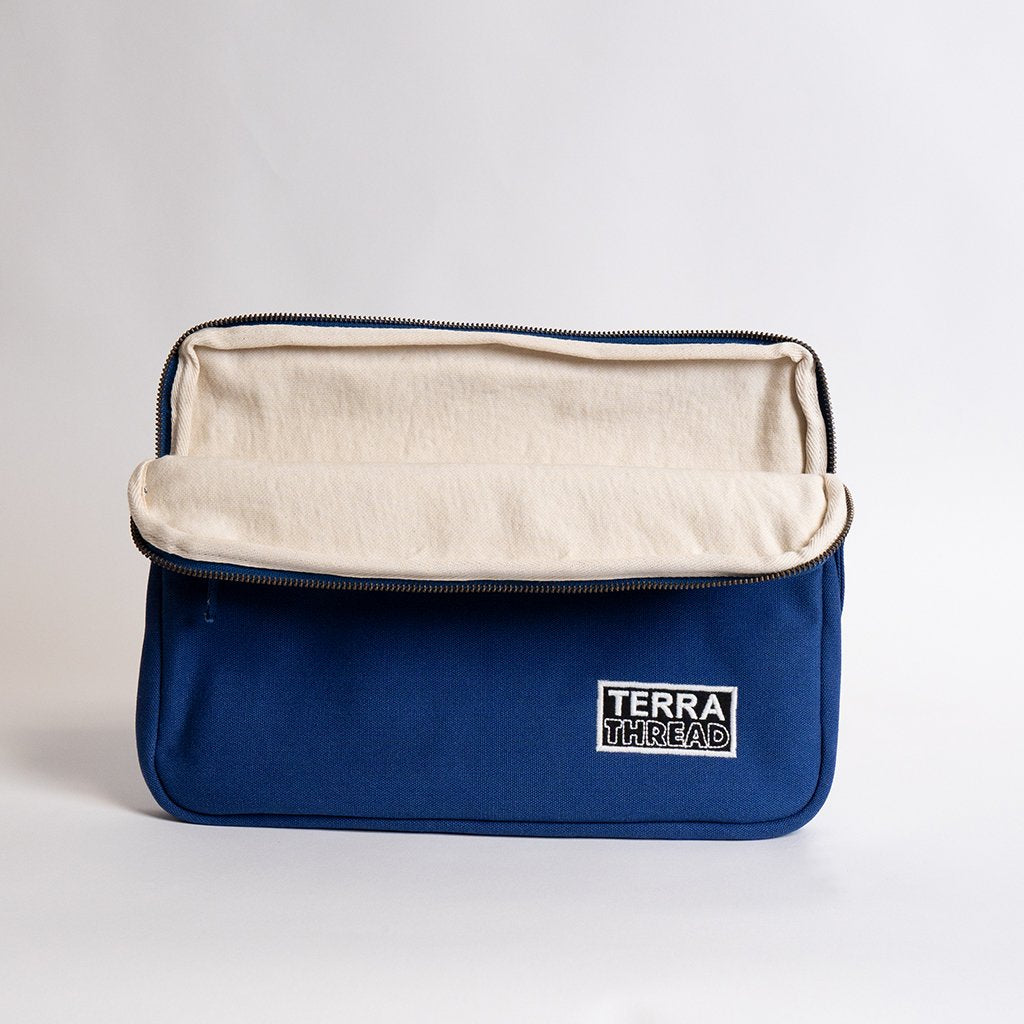 Terra Thread Bataí Organic Cotton Pencil Bag Lavender