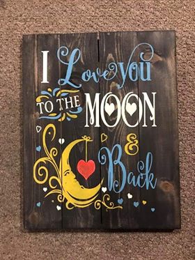 I Love You To The Moon An Back Hearts In O S Mommy S Design Farm