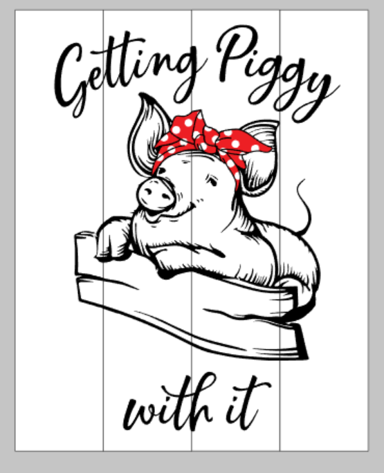 Getting piggy with it