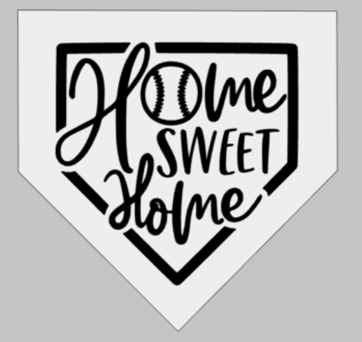 Download Home Sweet Home With Baseball Home Plate Mommy S Design Farm