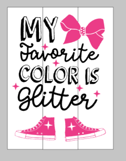 My favorite color is Glitter- Jojo Siwa – Mommy's Design Farm