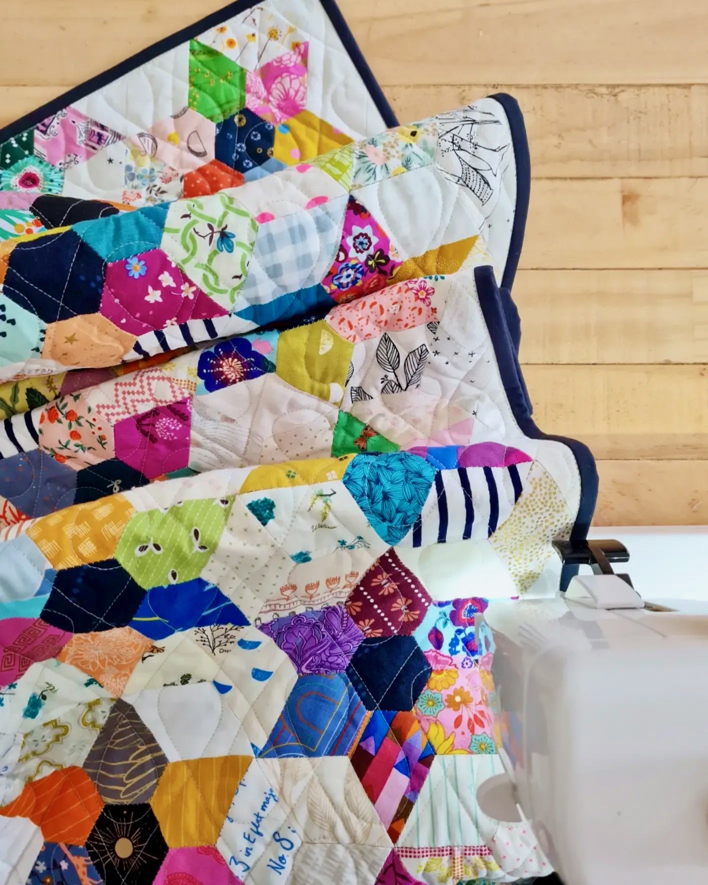 adding binding to the quilt