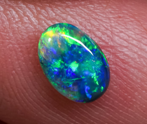 0.85ct Black Opal Ring Stone natural solid gem BOPC291119AA – Black Opal Shop