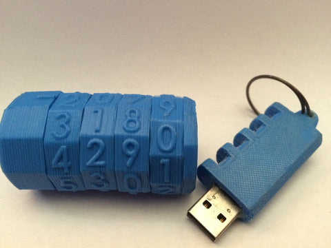 combination lock usb stick