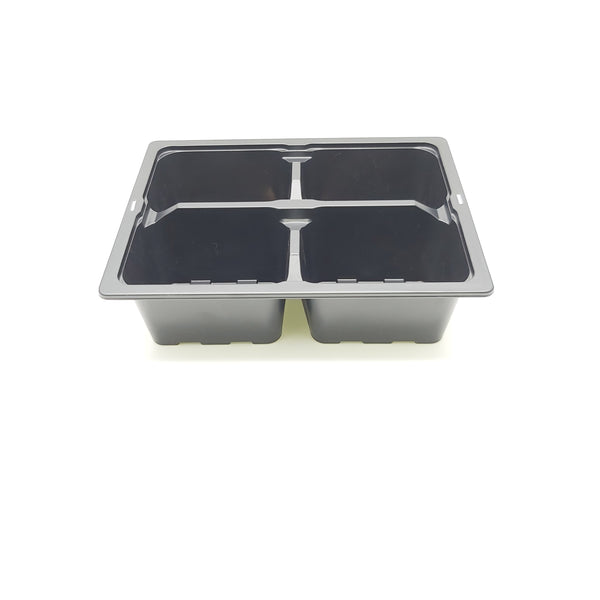 4x Cell plant tray - Black – Plant Pots Direct