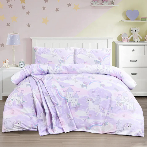 Pink Pegasus Palace Bed Set