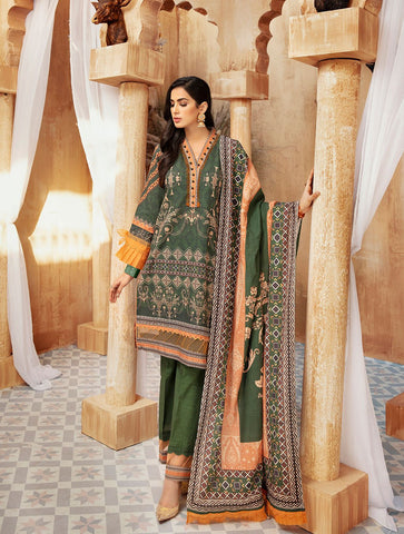 Women's Winter Linen Dresses Designs in Pakistan 2024