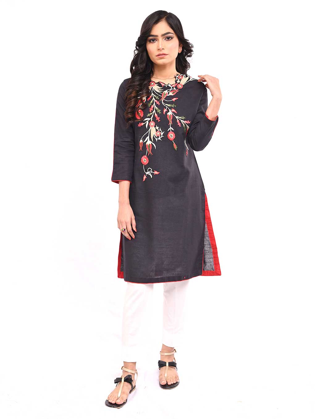 Printed khaddar Shirt KKH-22 – KHAS STORES