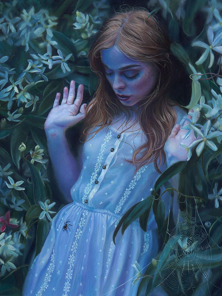 Kari Lise Alexander When You Bite The One You Love Oil On Panel Beinart Gallery 4737