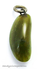 green agate lucky bean sandys vintage charms