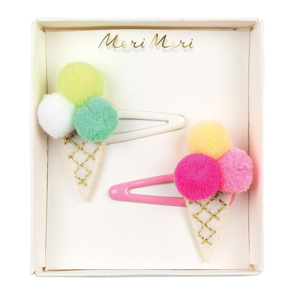 Ice Cream Hair Clips