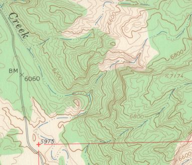 Sample from USGS Topographic Map