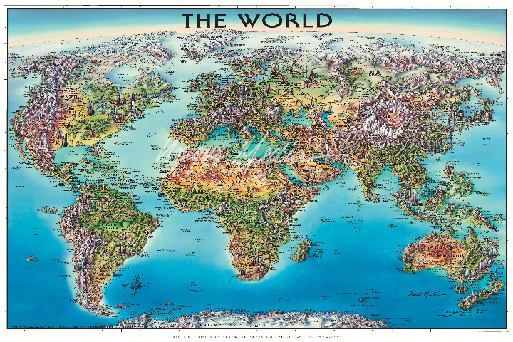 World Folded Map Unique Media – Wide World Maps & MORE