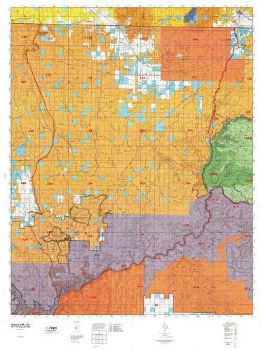 Arizona 13A Hunt Area / Game Management Unit (GMU) Map | Wide World ...