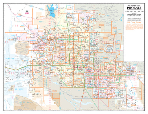 phoenix zip code map 2018